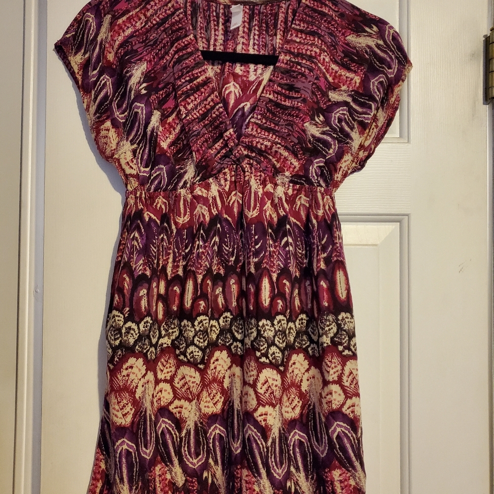 Vneck mini dress.